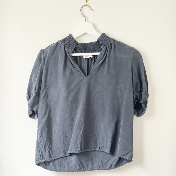 Evereve Meg Smocked Blouse -SM - Picture 1 of 4